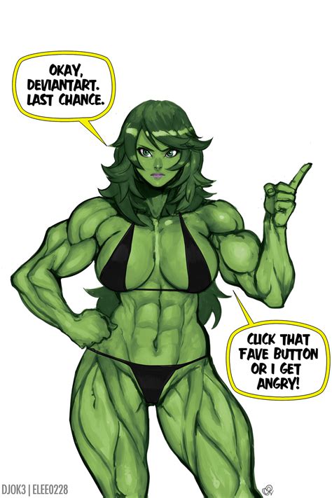 She Hulk Nude By Elee0228 On DeviantArt