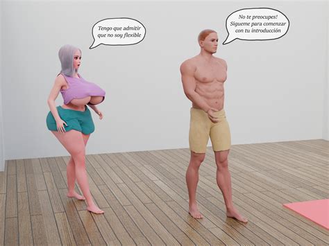 Yoga Con Una MILF Caliente Picante3D ChoChoX