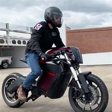 Electric Motorcycle Maya At Vision Moto Project In Denver Colorado