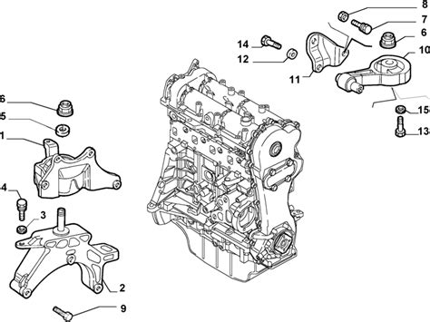 51744337 FIAT PUNTO REAR GEARBOX MOUNT AFTERMARKET