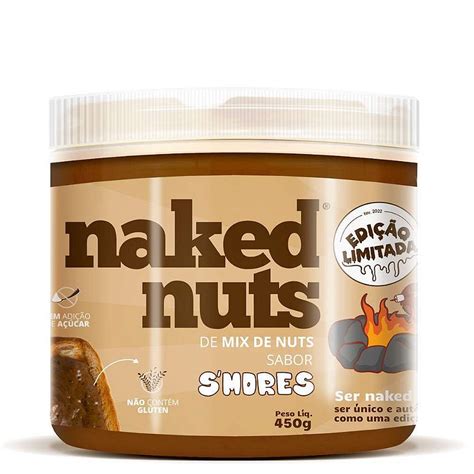 Pasta Mix De Nuts Smores Marshmallow G Naked Nuts Casa Do Naturalista Produtos