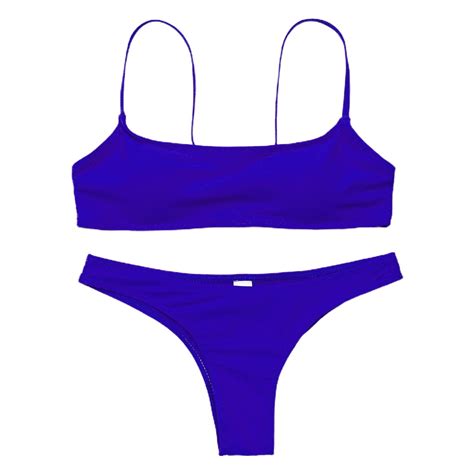 Tierpop Bikinis Sexy Women Swimsuit Push Up Brazilian Bikini Shoulder Straps Swimwear Walmart