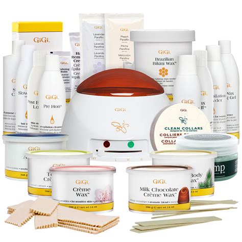 GiGi Body Legs Hair Removal Depilatory Wax Cream Hot Waxing Strips Heater Kit EBay