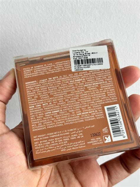 HUDA BEAUTY Nude Obsessions Eyeshadow Palette Mini Beauty Personal Care Face Makeup On