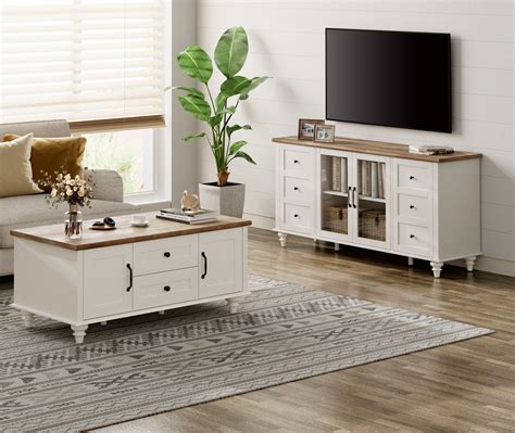 Darby Home Co TV Stand And Coffee Table Set, White | Wayfair