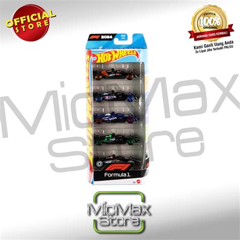 Jual Hot Wheels HOTWHEELS 5 Pack Race Team Set Of 5 Formula 1 JGF58