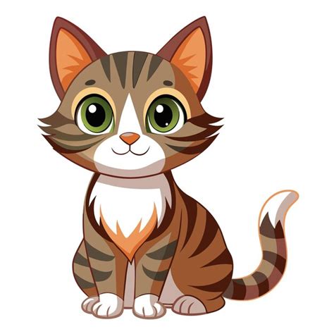 Premium Vector Realistic Cat Vector Illustration