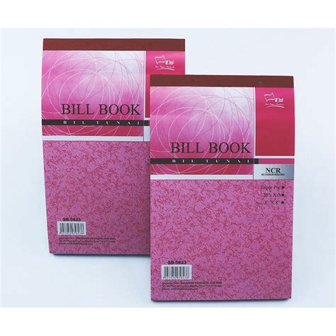 Uni Cash Bill Book NCR 3Ply 5 X8 Buku Bil Tunai 25 S X 3plys NCR