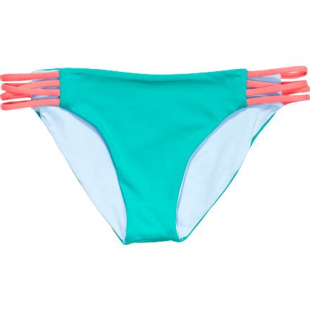 L Space Color Blocked Low Down Classic Reversible Bikini Bottom Women