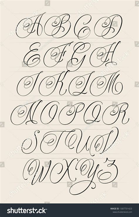 Pin By Олег КОКОН On Line Cursive Fonts строчной шрифт