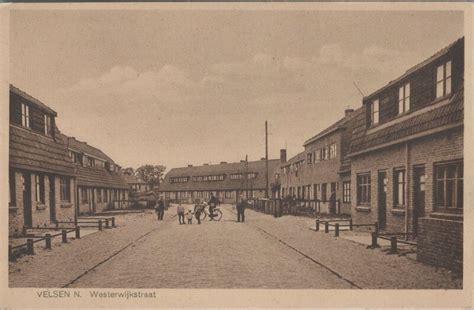 Mooie Oude Ansichtkaart Van Velsen Westerwijkstraat Goltbeeck