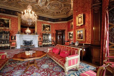 Alnwick Castle State Rooms Palace Interior Victorian Architecture