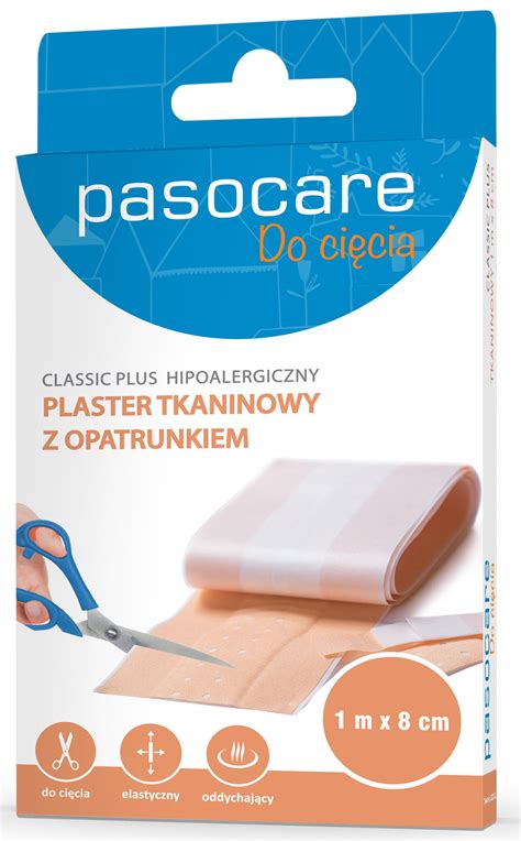 PasoCARE PLASTER TKANINOWY Z OPATRUNKIEM 1M 8CM 13994923319 Allegro Pl