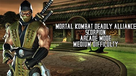 Mortal Kombat Deadly Alliance Scorpion Medium Difficulty Youtube