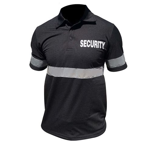 Tuff Guard Reflective Stripe Polo Security Id Quick Uniforms