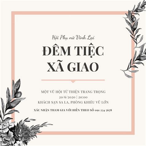 Cập Nhật 87 Về Những Mẫu Thiệp Mời đẹp Vn