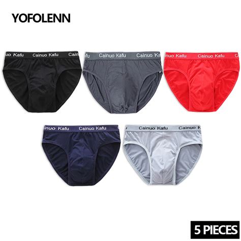 Pieces Lot Men S Lingerie Mesh Silk Male Underwear Breathabel Briefs Men Bamboo Fiber Bodysuit