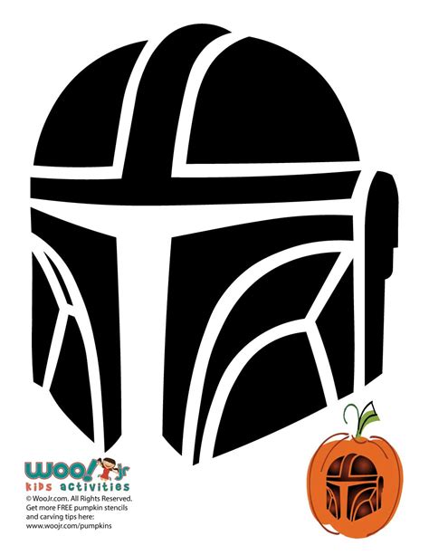 Printable Mandalorian Template