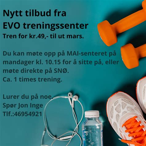 Trening på EVO - MAI-senteret Lørenskog