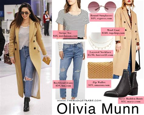 Olivia Munn The Budget Babe Affordable Fashion Style Blog