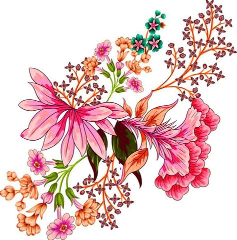 Botanical Flower Art Botanical Drawings Floral Flowers Vintage