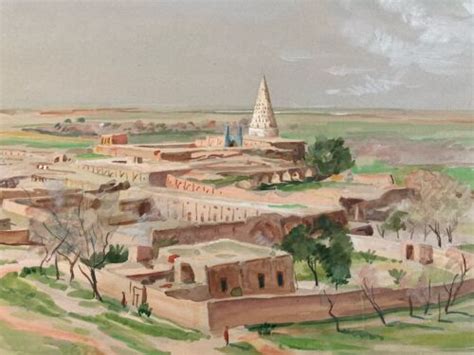 Very Pretty Painting 1940 Paper Orientalist Gouache Orientalism Iran