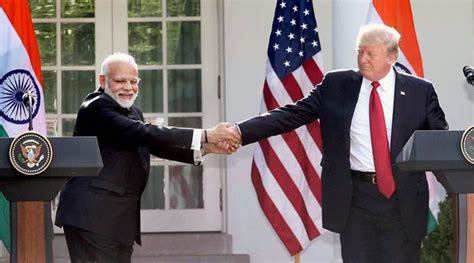 Narendra Modi Donald Trump Meeting The Indian Express