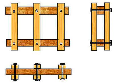 Чертеж ваймы для склейки щита фото - PwCalc.ru