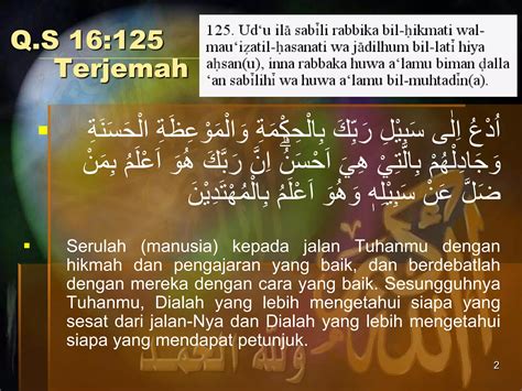 Qs An Nahl Ayat 125 2