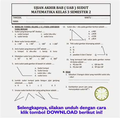 Kumpulan Soal Kelas 3 Sd Semester 1 Dan 2 Ratu Soal Kelas 3 Sd Gambaran