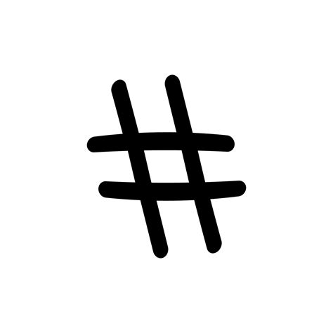 Icono De Hashtag S Mbolo De Fondo De Cartel De Agencia De Medios