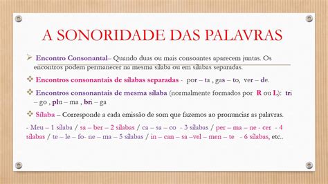 O Que Significa Sonoridade - FDPLEARN