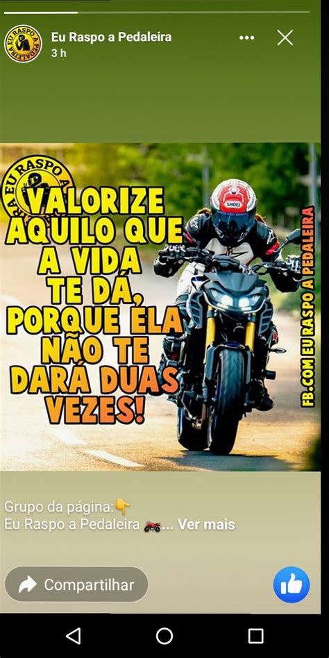 Pin de Tainara em MOTO Frases de motoqueiro Palavras de motivação