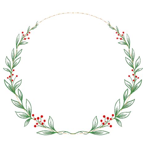 Free Glitter Christmas Wreath 22554469 PNG with Transparent Background