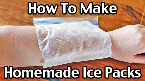 How To Make Homemade Ice Packs Youtube