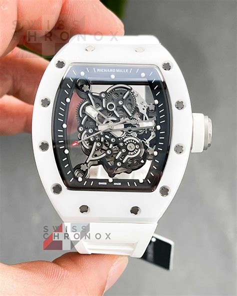 Richard Mille Bubba Watson White Ceramic Watch RM055