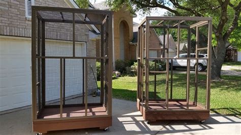 The Double Roost Custom Bird Aviary Bird Aviary Indoor Outdoor Aviary