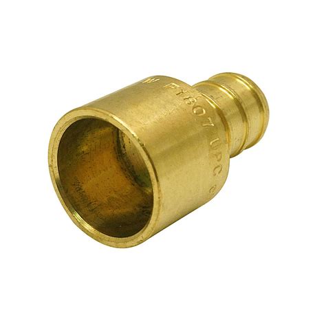 Apollo In Brass Pex Barb X In Female Copper Sweat Adapter Pro