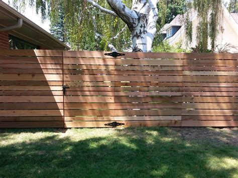 Horizontal Wood Gate | Residential & Industrial Fencing Company in ...