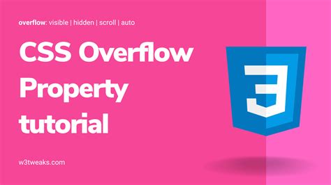 CSS Overflow Property A Comprehensive Tutorial W3tweaks