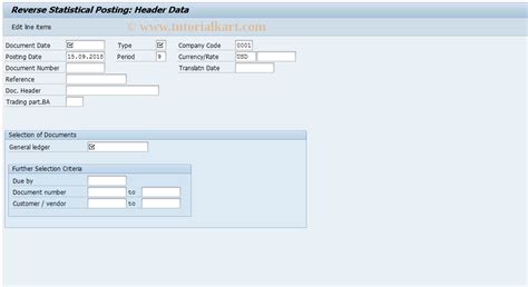 Fb Sap Tcode Reverse Statistical Posting