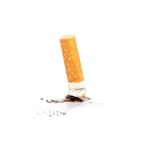 Premium Photo Cigarette Butts Isolated On White Background