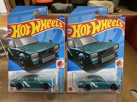 HOT WHEELS 2022 NISSAN SKYLINE H T 2000GT X HW J Imports 187 250 Bleu Sarcelle EUR 6 76