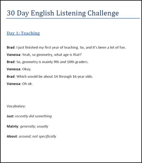 Listening Challenge Live Speak English With Vanessa