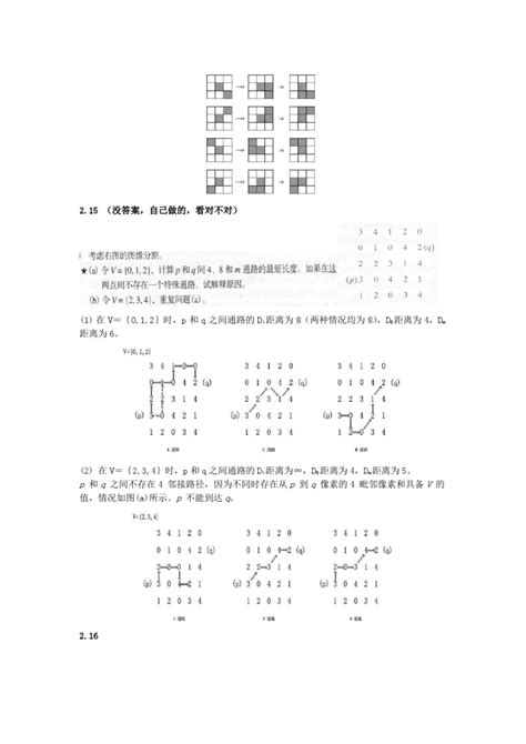 数字图像处理第三版课后答案（冈萨雷斯） Csdn文库