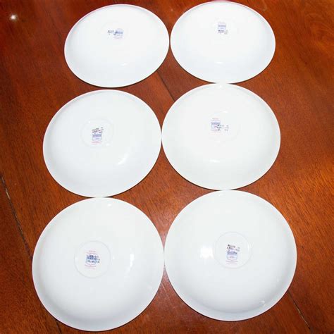 Royal Tunstall Staffordshire Soup Desert Bowls Set Of 6 With Plates