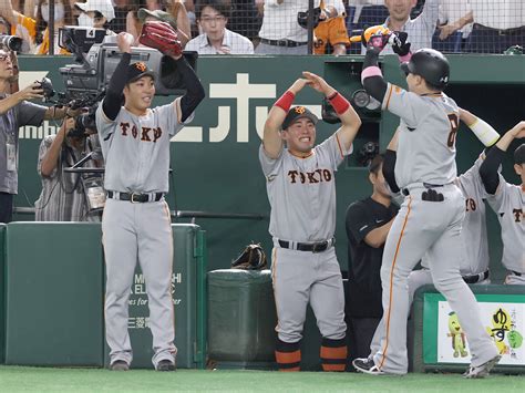 【巨人】ヤクルト3タテで貯金2！！3位キープ 丸佳浩13号3ランで赤星優志が今季初勝利 ライブドアニュース