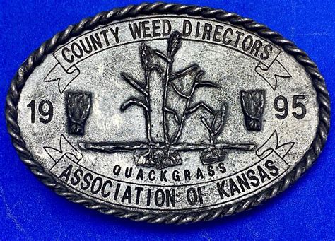 Kansas Quackgrass County Weed Directors Rare 1995 B Gem