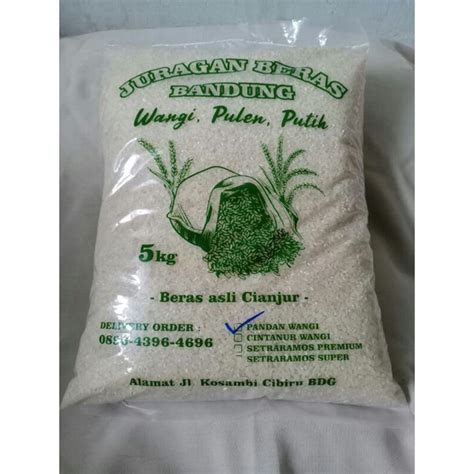 Jual Beras Pandan Wangi Asli Cianjur Kg Shopee Indonesia