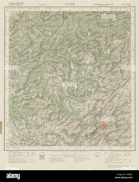 SURVEY OF INDIA 78 O/NE Meghalaya Shillong Nongkhyllem Wildlife Reserve ...